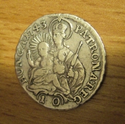 10 Denár 1743 (Uherský), 1/1  R!!