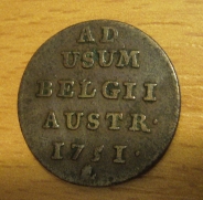 Liard 1751, Antverpy, -1/1-