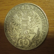 20 krejcar  1771 Wien, 1/1-