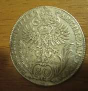 20 krejcar  1771 Praha, 1/1-