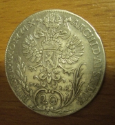 20 krejcar  1774 Praha, 1/1-