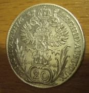 20 krejcar 1776 Praha , 1/1-