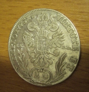 20 krejcar  1775 B, 1/1-