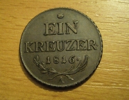krejcar  1816 A, -0/0- !!