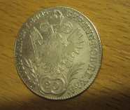 20 krejcar  1805 E, -1/2 , R!!!
