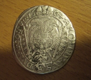 XV krejcar  1664, Wien, -1/1- !!!
